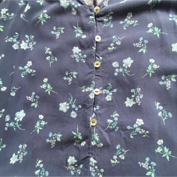 Wild Fable Womens Light Weight Floral Romper-Blue-Size Large-GUC - Picture 3 of 7